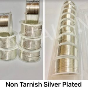Non Tarnish Silver Plated Wire Large Coil You Pick Gauge 12, 14, 16, 18,  20, 21, 22, 24, 26, 28, 30, 32, 34 100% Guarantee 